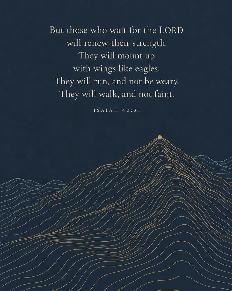 Mount Up With Wings, Isaiah 40:31