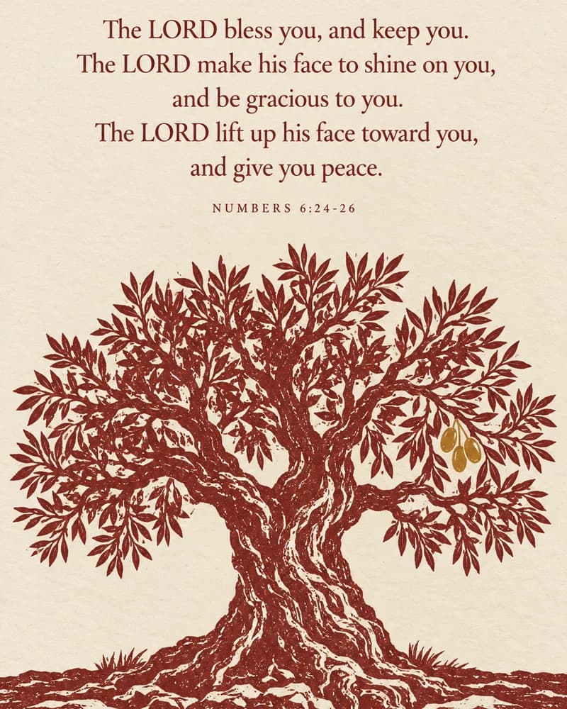 The Lord Bless You and Keep You, Numbers 6:24-26